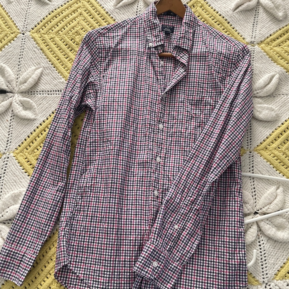 J crew mens small dress shirt